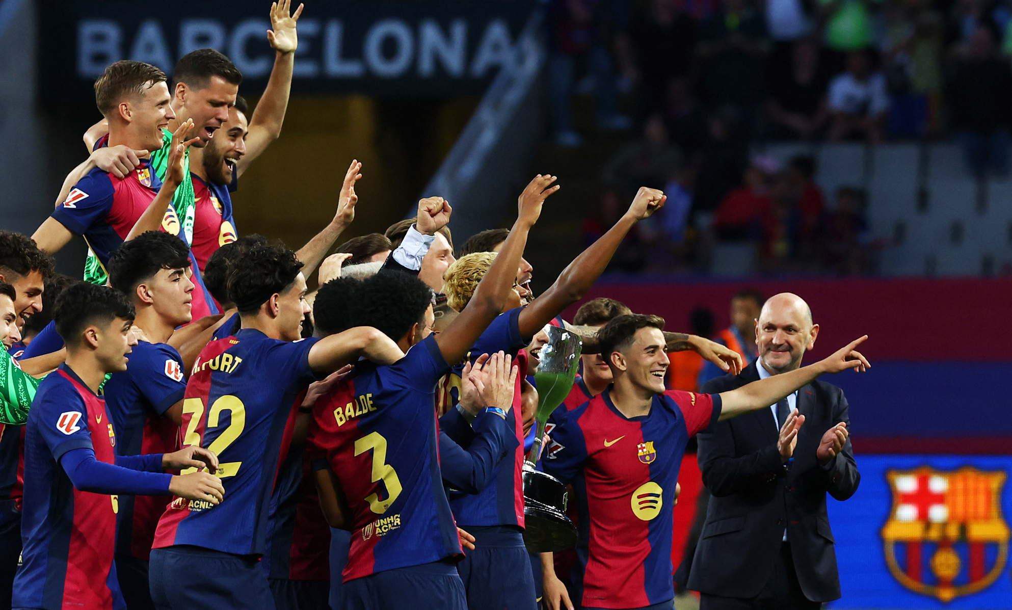 احتفالات برشلونة