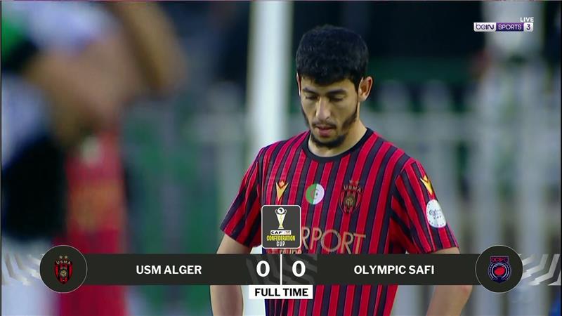 التعادل يحسم مواجهة اتحاد الجزائر وأولمبيك آسفي