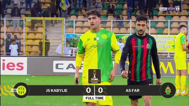 التعادل يحسم مواجهة شبيبة القبائل والجيش الملكي