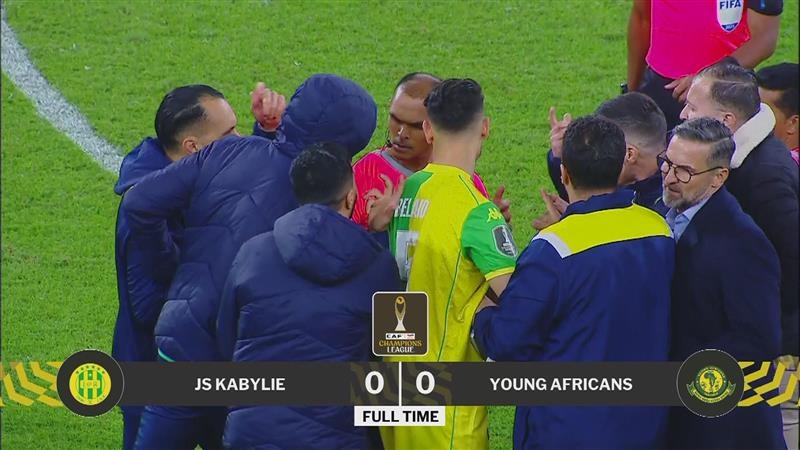 التعادل يحسم مواجهة شبيبة القبائل ويانغ أفريكانز