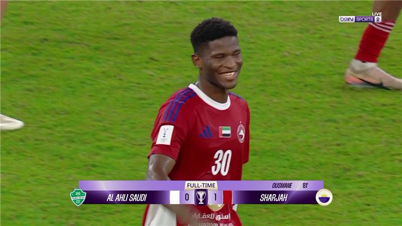 الشارقة يقتنص فوزاً ثميناً من أرض مستضيفه الأهلي