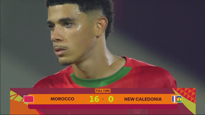 المغرب يحقق أكبر فوز في تاريخ كأس العالم للناشئين