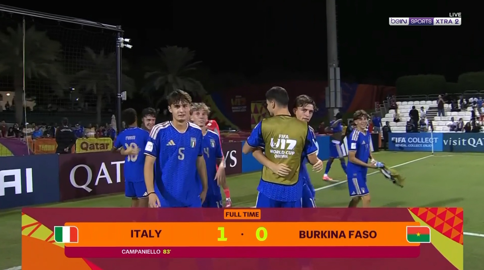 المنتخب الإيطالي يتخطّى نظيره منتخب بوركينا فاسو