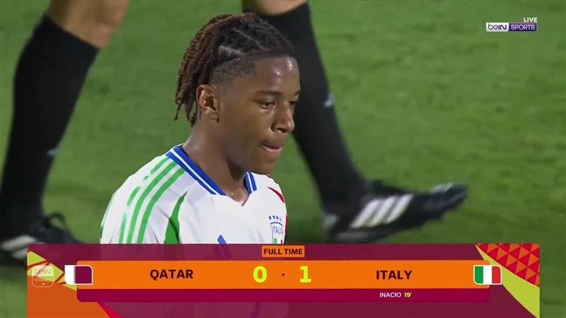 المنتخب الإيطالي يتغلّب على نظيره القطري