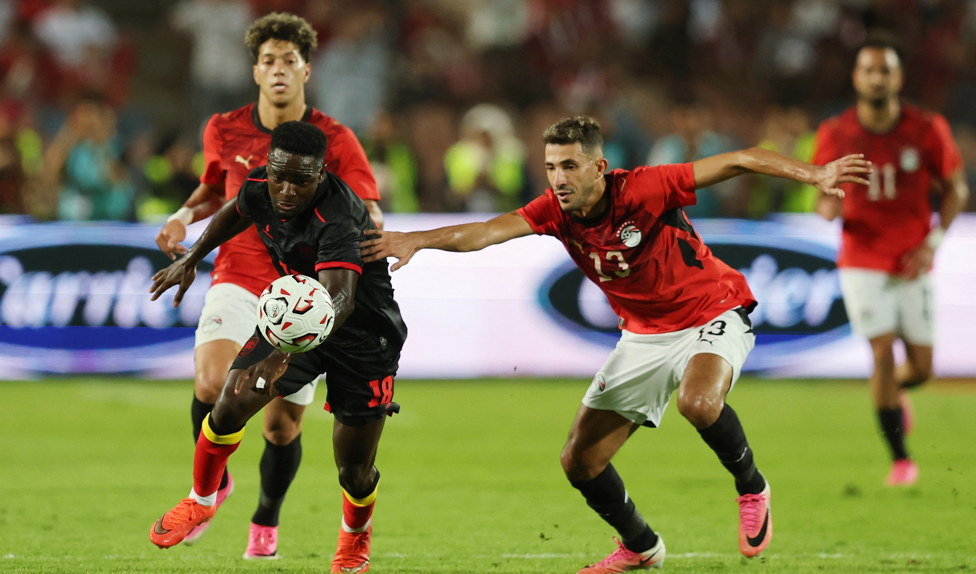 المنتخب المصري يسقط في فخ التعادل أمام أنغولا