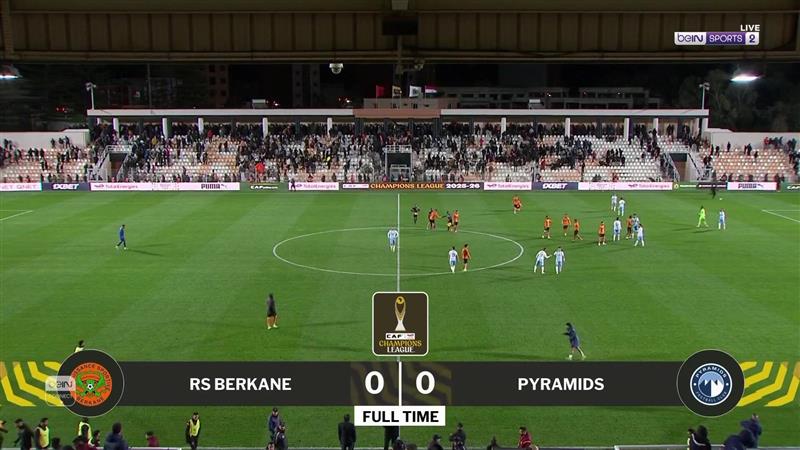 بيراميدز يتعادل سلبياً مع مضيفه نهضة بركان