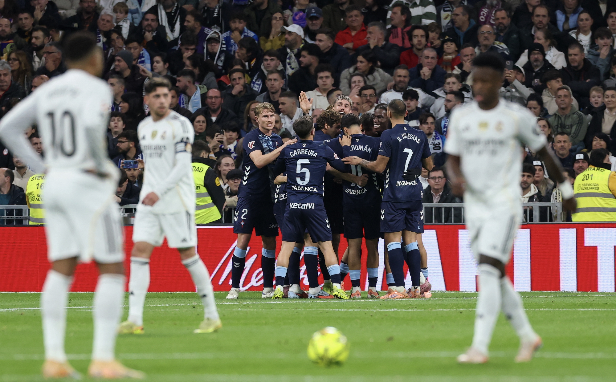 سيلتا فيغو يٌسقط مستضيفه ريال مدريد بثنائية