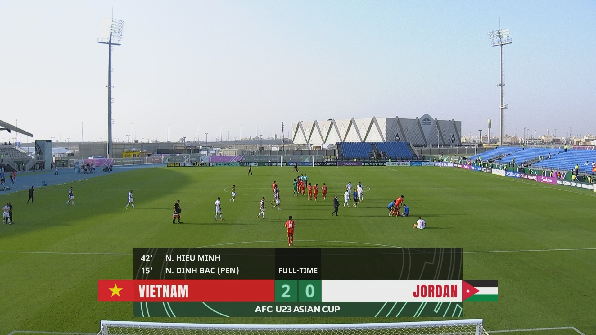 فوز فيتنام على الأردن في كأس آسيا تحت 23 عاماً