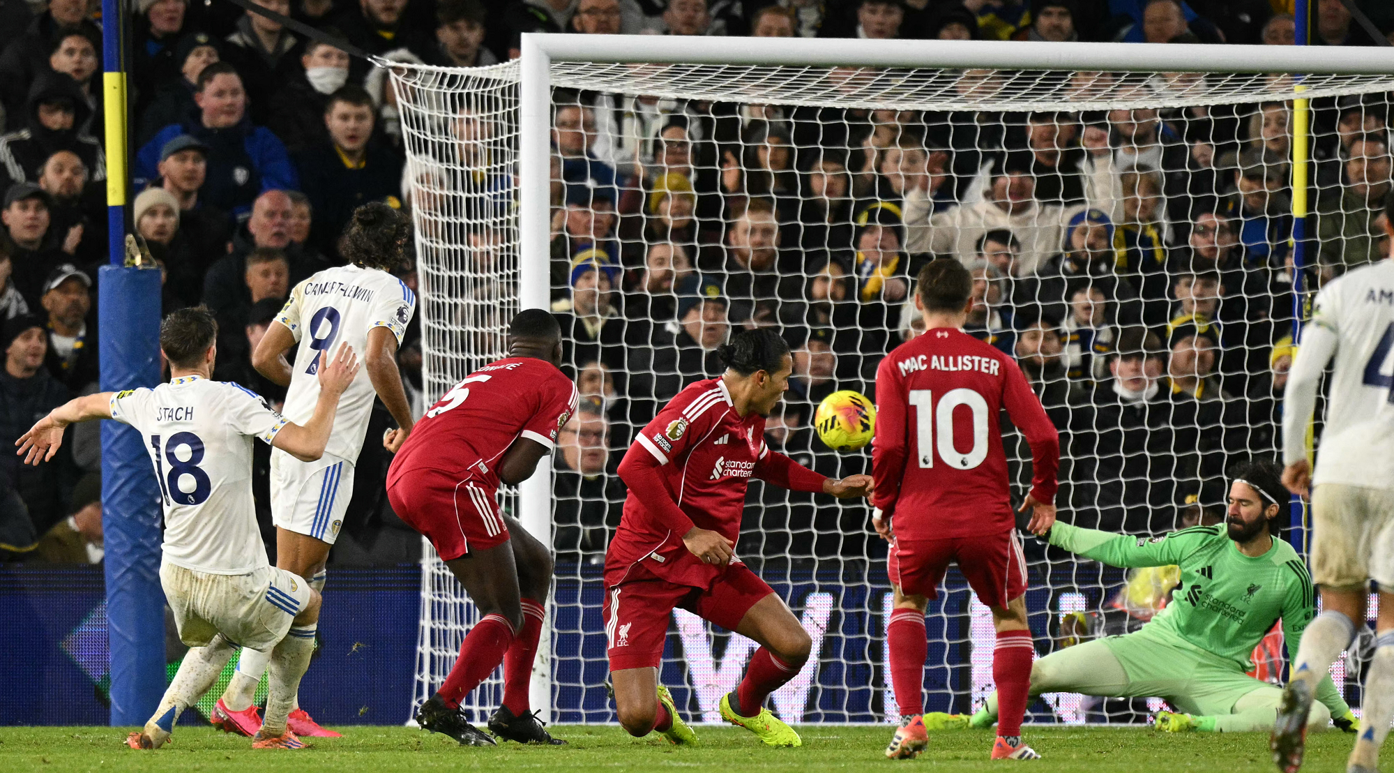 ليفربول يواصل إهدار النقاط ويتعادل مع ليدز يونايتد