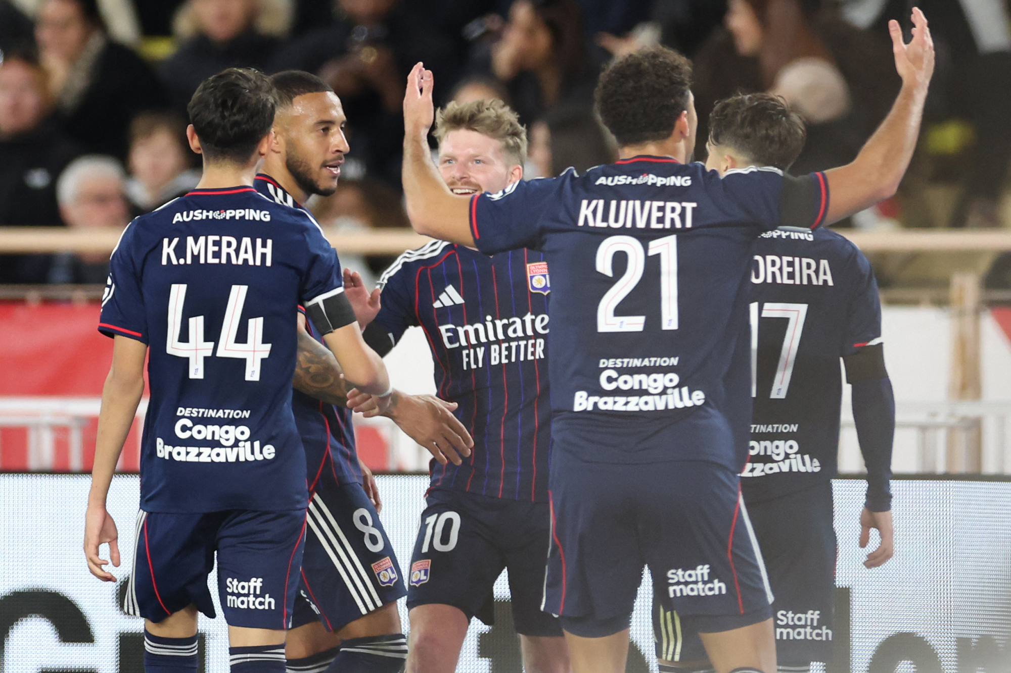 ليون يحقق الفوز على مستضيفه موناكو