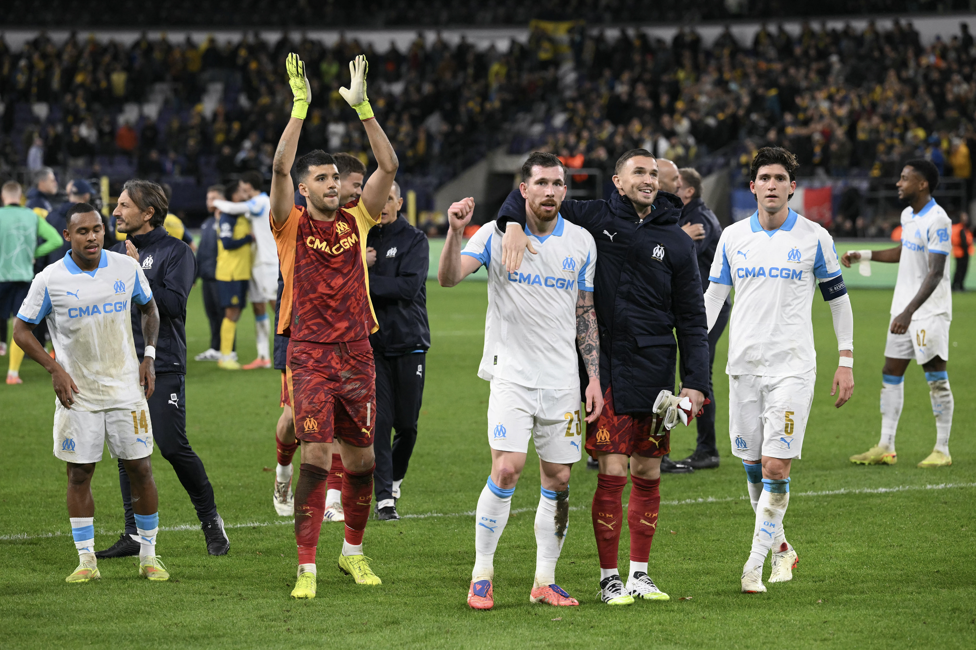 مارسيليا يحقق الفوز خارج ملعبه على سانت جيلواز