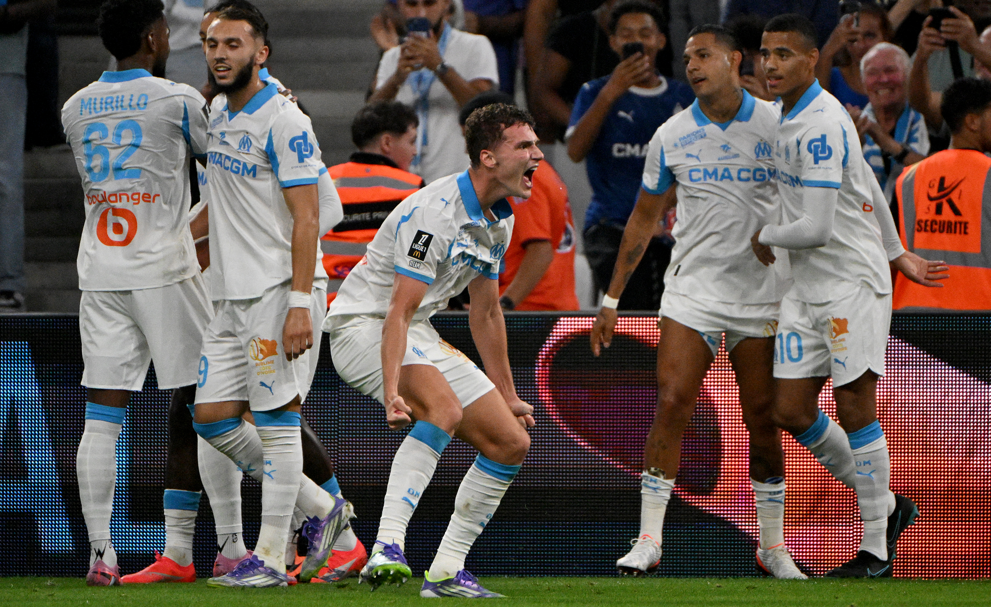 مارسيليا يحقق انتصاراً كبيراً على ضيفه لوريان