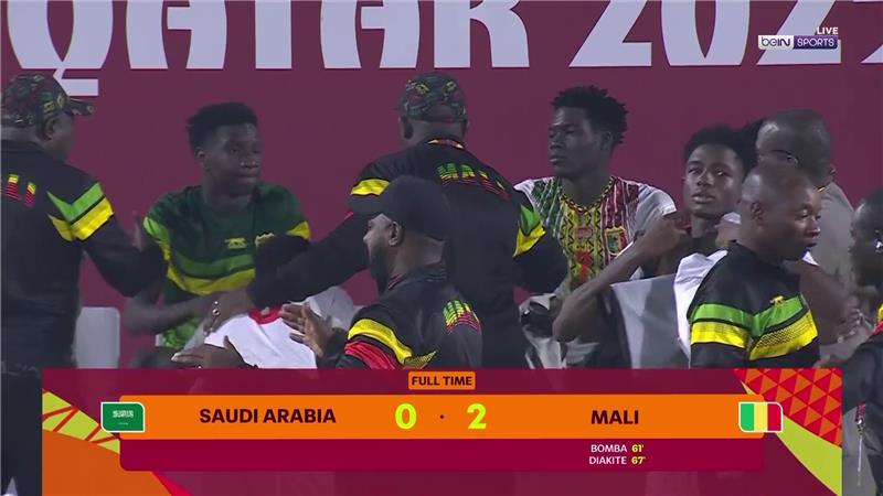 مالي تفوز على السعودية وتصعد إلى دور الـ32