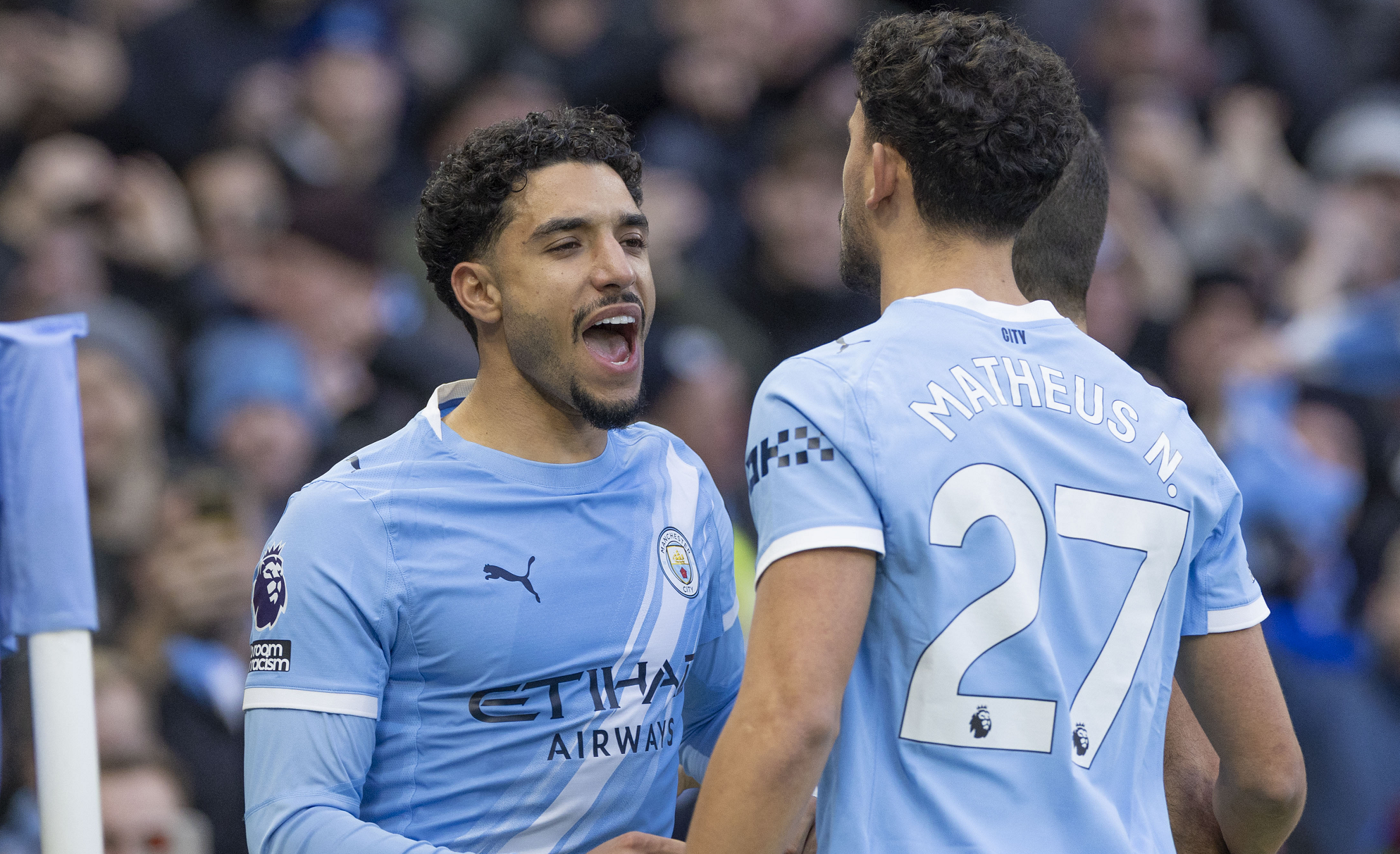 مانشستر سيتي يتفوق على وولفرهالمبتون بثنائية