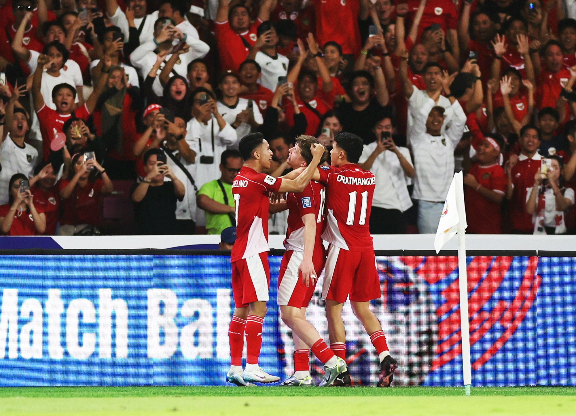 منتخب إندونيسيا يتخطّى منتخب البحرين بصعوبة