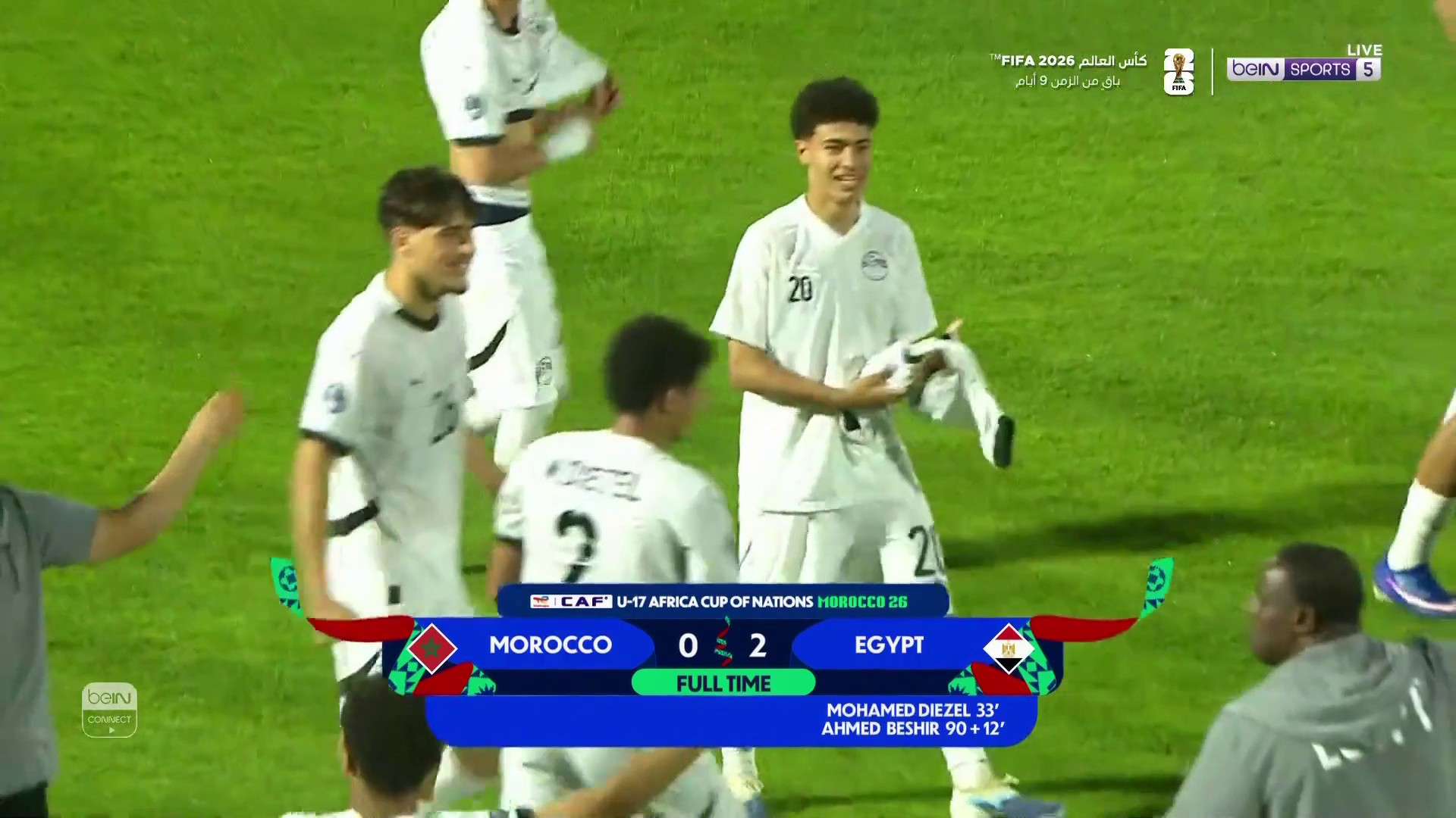 منتخب مصر يحصد المركز الثالث