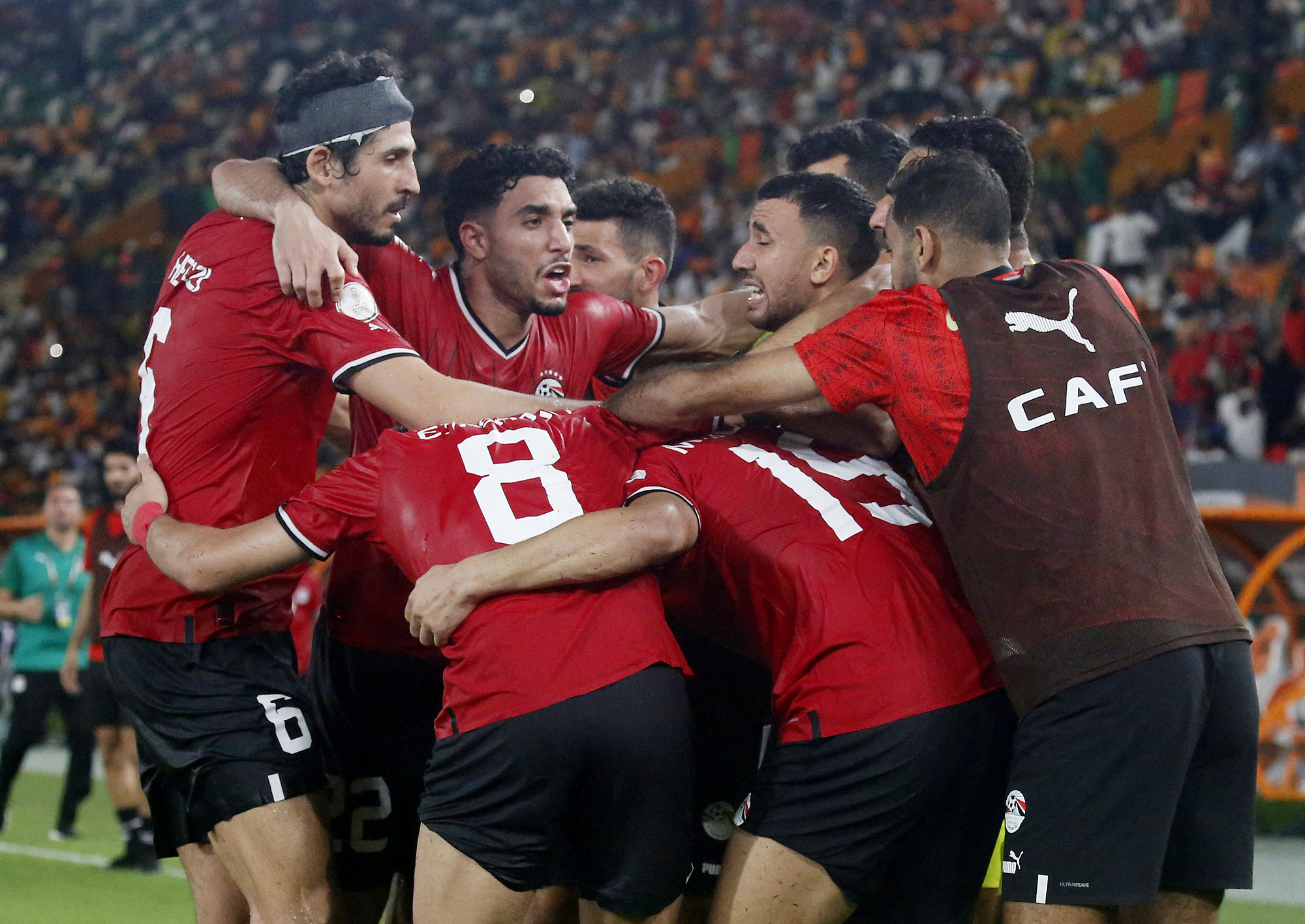 منتخب مصر يستعد لمواجهة الرأس الاخضر