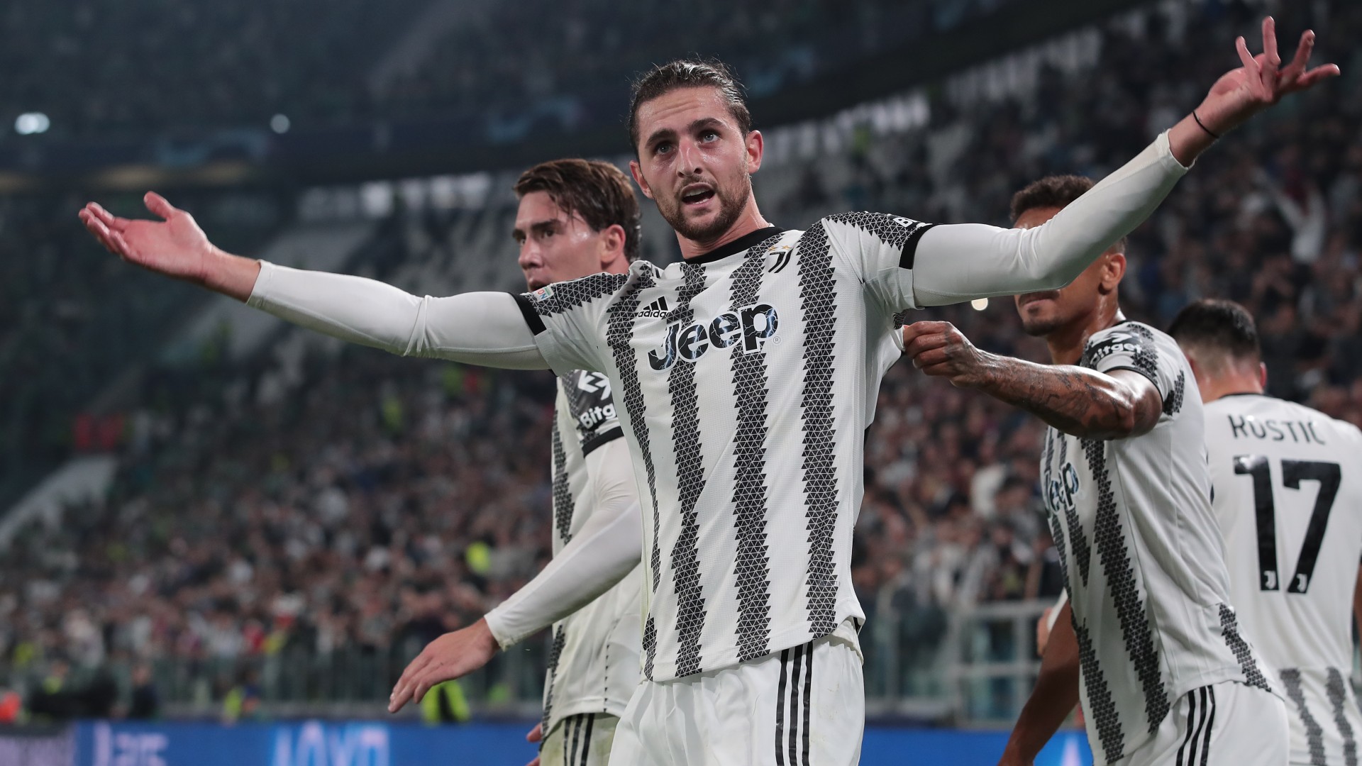 Rabiot brace lifts beleaguered Juventus