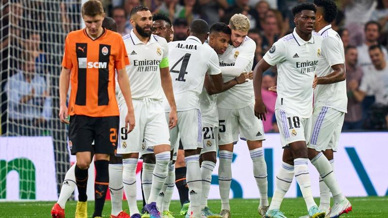 Real Madrid vence 2-1 en casa al Shakhtar