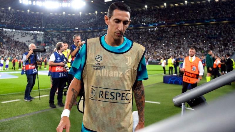 Di Maria out for three weeks with hamstring injury
