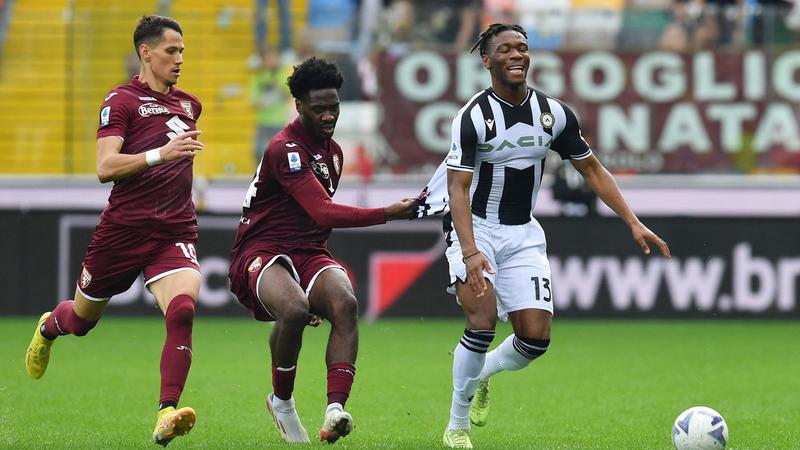 Serie A : L'Udinese perd de précieux points au Torino