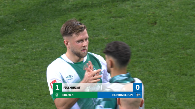 Bremen up to sixth with last-gasp victory over Hertha