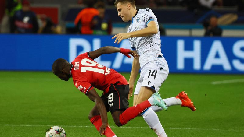 Ligue des Champions : Leverkusen reversé en C3, Bruges perd sa première place