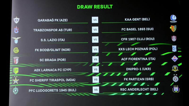 Así quedaron los dieciseisavos de la Conference League