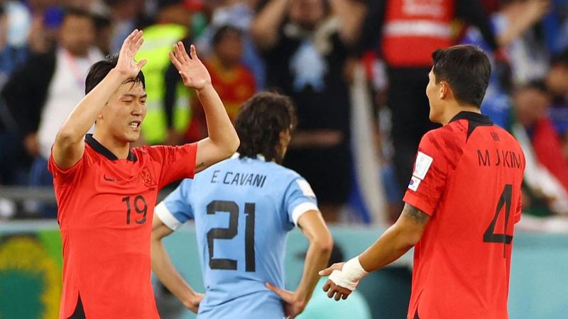 أرقام من مواجهة أوروغواي وكوريا الجنوبية