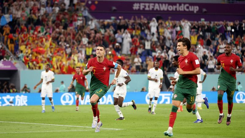 أرقام من مواجهة البرتغال وغانا