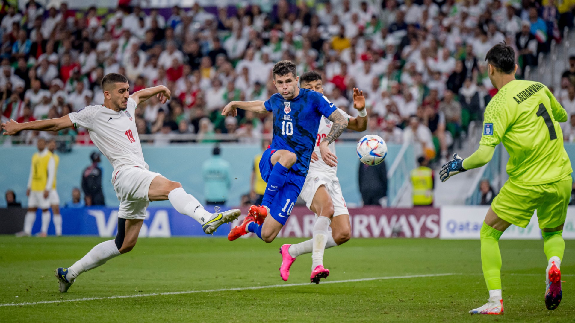USA edges Iran to spot in knockout stage