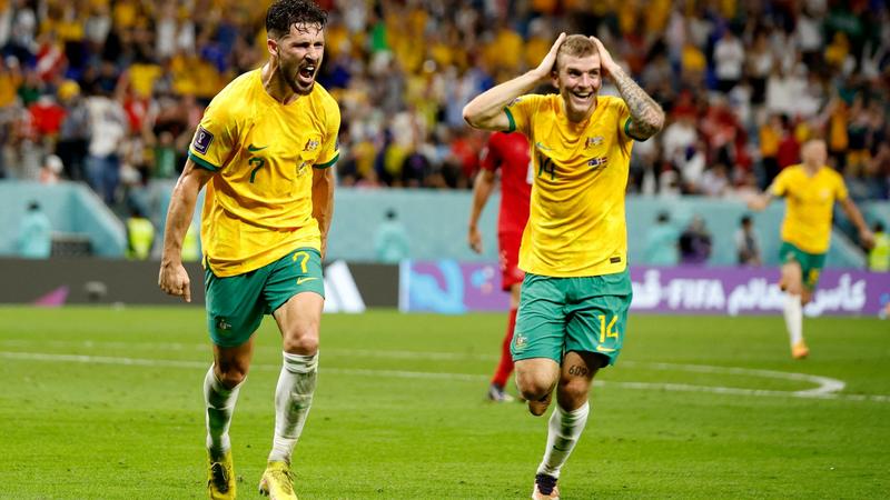 Coupe du Monde 2022 : L'Australie douche le Danemark et file en 8es !