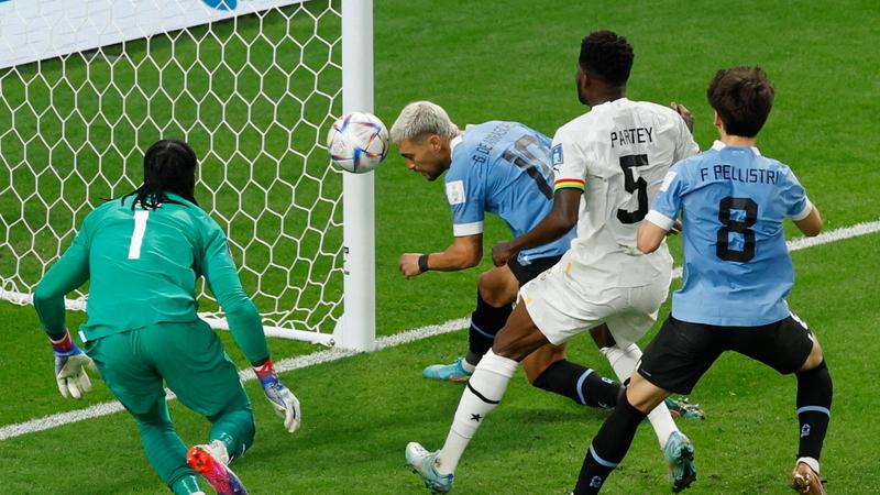 منتخب الأوروغواي يغادر كأس العالم FIFA قطر 2022™ رغم فوزه على غانا