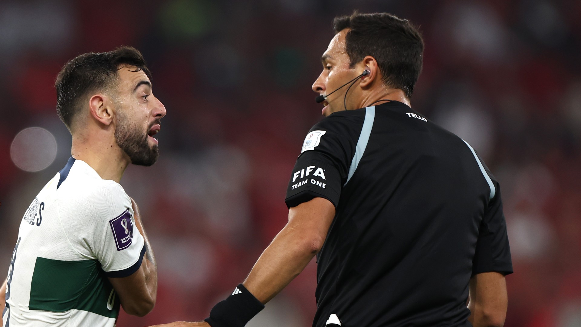 Fernandes and Pepe rage at officials after Portugal demise