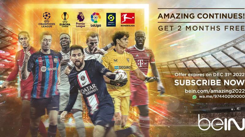 Amazing continues! Subscribe to beIN SPORTS no | beIN SPORTS