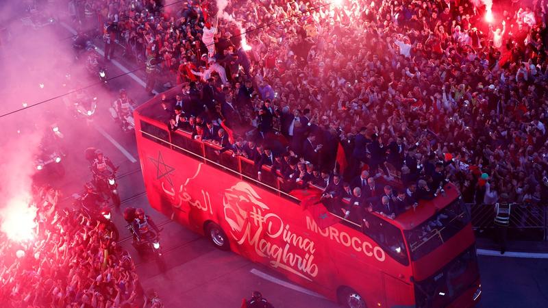 Maroc - Les Lions de l'Atlas accueillis en héros !