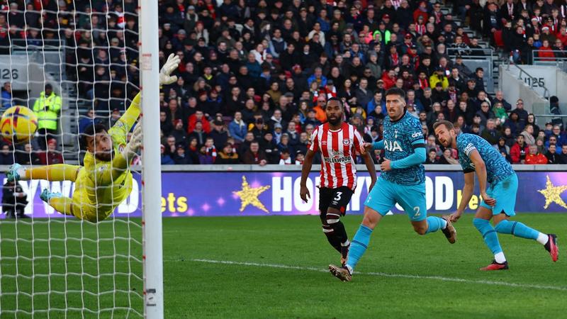 Tottenham empata 2-2 en visita al Brentford