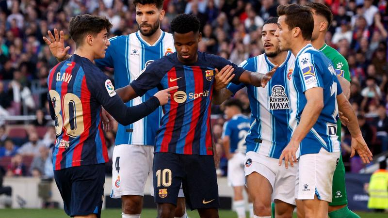 Barca drop points in heated Catalan derby