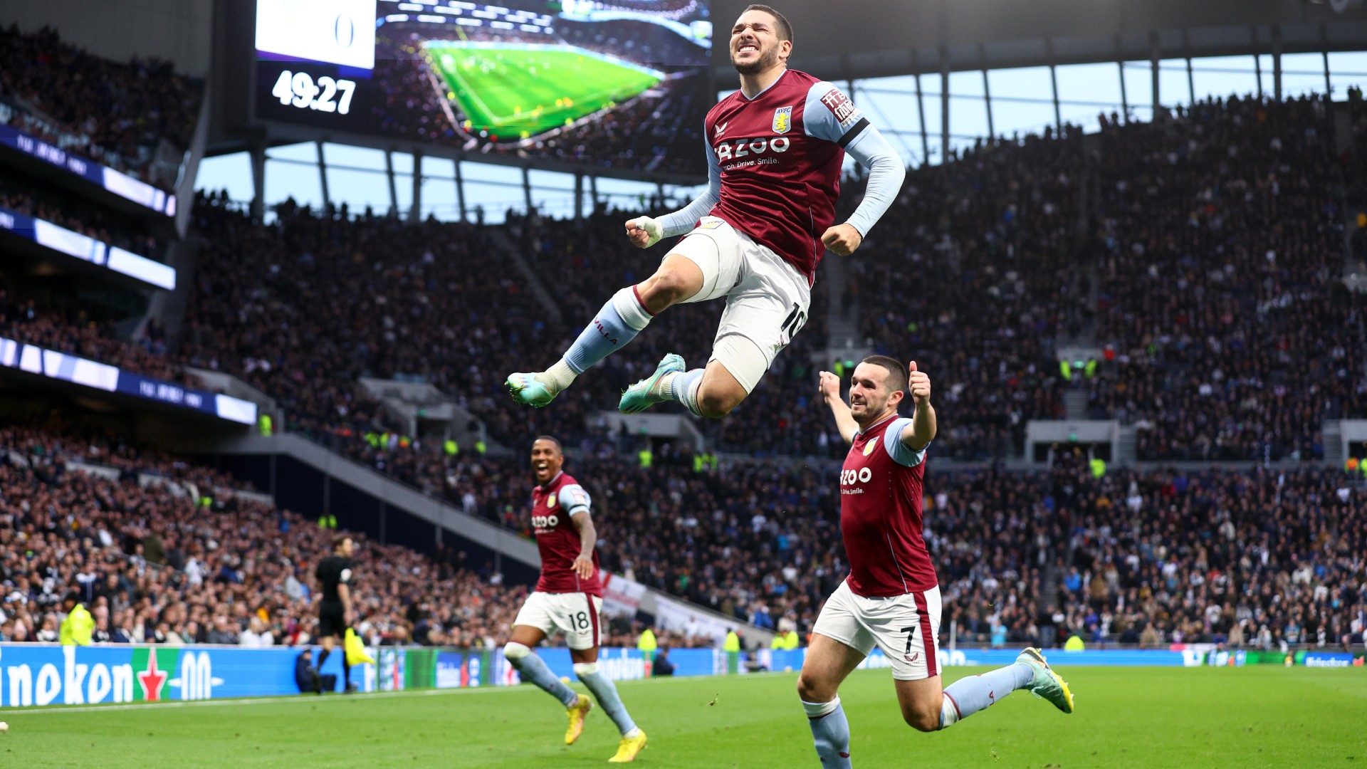 Buendia, Luiz on target as Villa topples Spurs