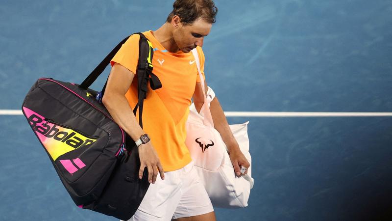 Nadal sidelined for six to eight weeks with injury