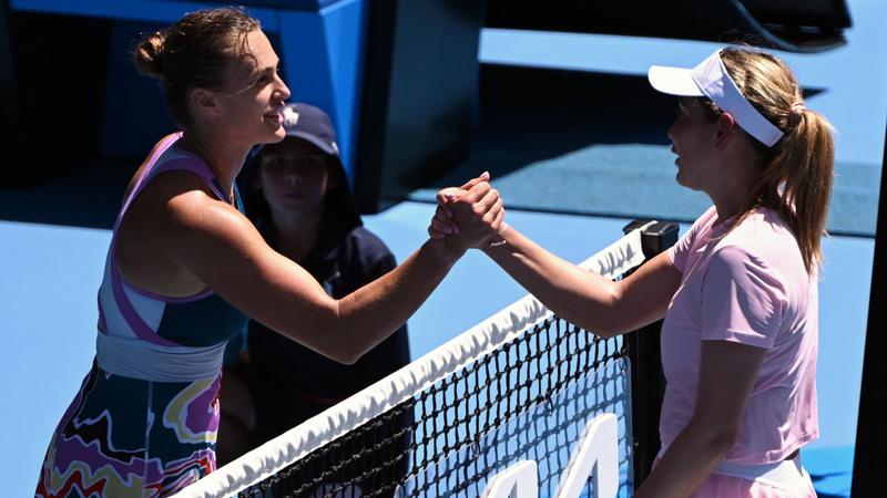 Sabalenka battles past Vekic into maiden Australian Open semi-final