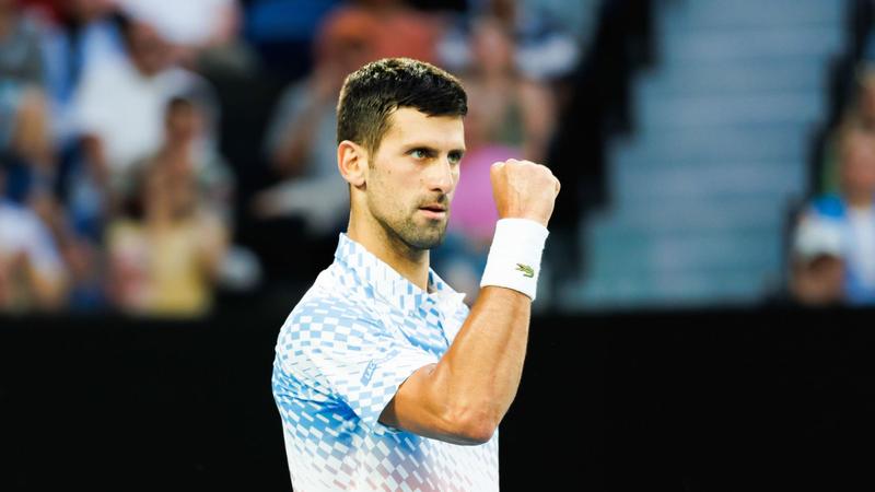Open d'Australie : Novak Djokovic écrase Andrey Rublev et file vers les demies