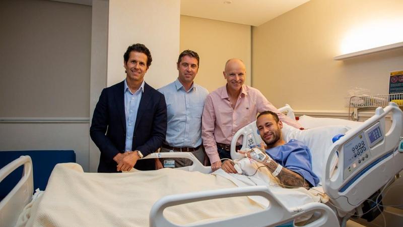 Neymar ankle surgery a success, says PSG