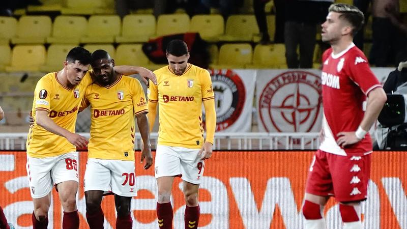 Sporting Braga elimina al Mónaco de Europa