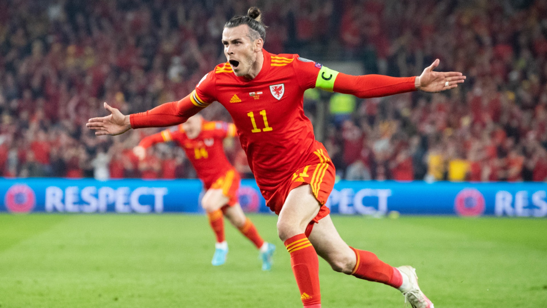 Brilliant Bale brace secures Wales play-off final