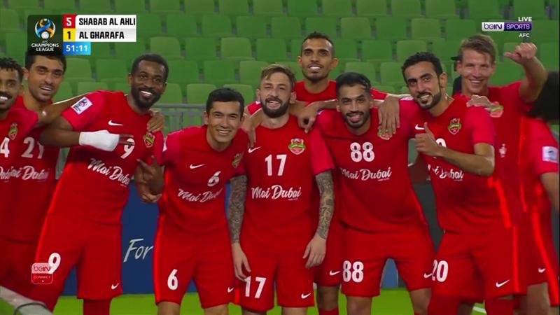 شباب الأهلي ينتصر بنتيجة عريضة على الغرافة