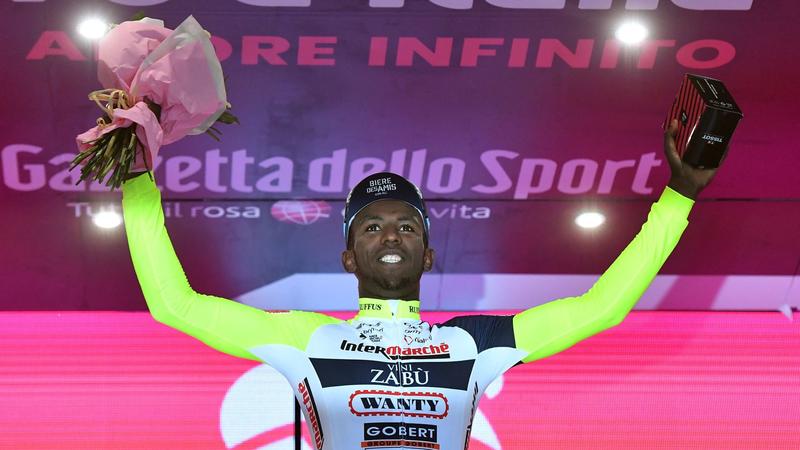 Eritrean Girmay makes history with Giro d'Italia win
