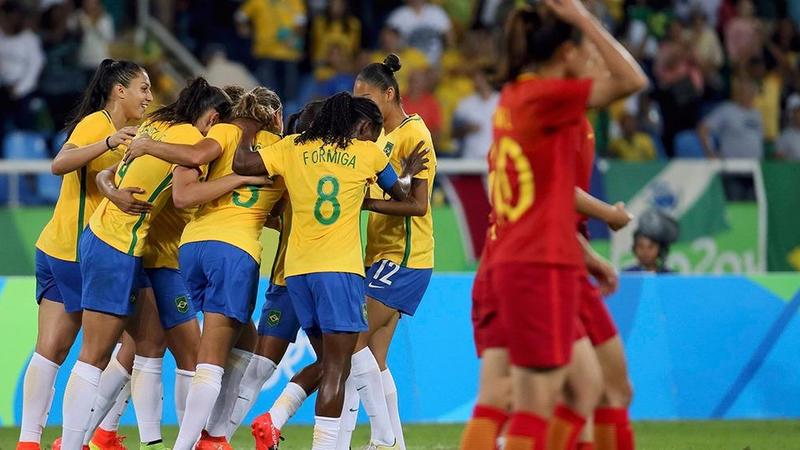 Brazil's Olympic women's football team, led by Marta and Formiga