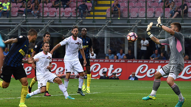 Inter de Milán empata en casa 1-1 con Palermo