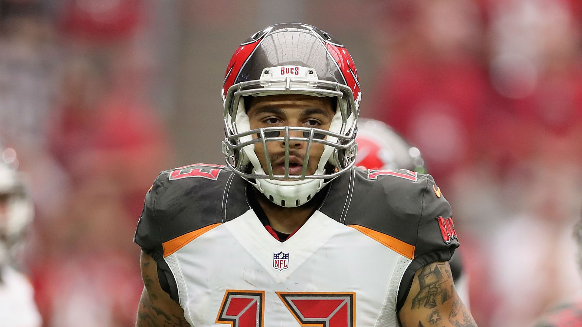 Mike Evans: NFL star sits during anthem in Donald Trump protest